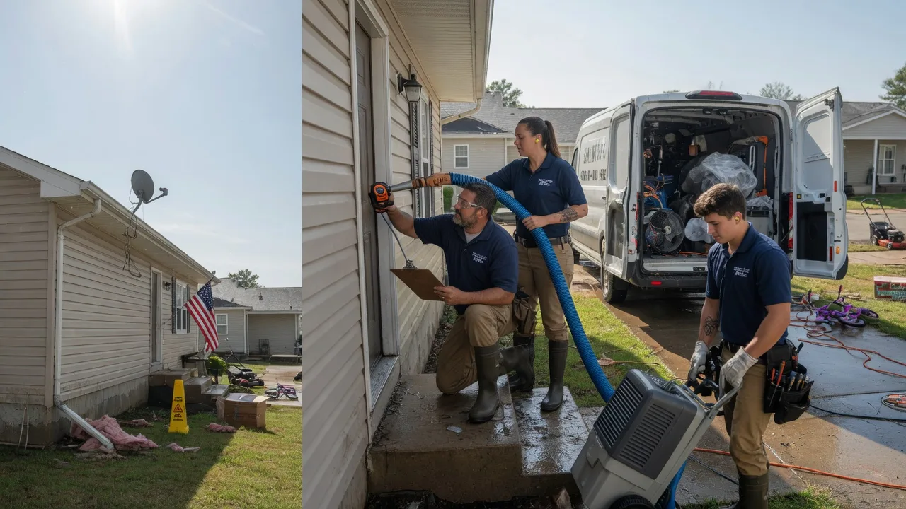 Ceiling Water Damage Restoration in Easton, MN near me